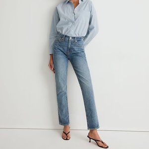 NWT | Madewell | Perfect vintage jean in heathcote wash | size 33 tall